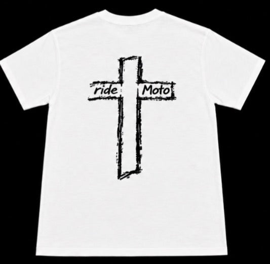 ride.Moto white tee