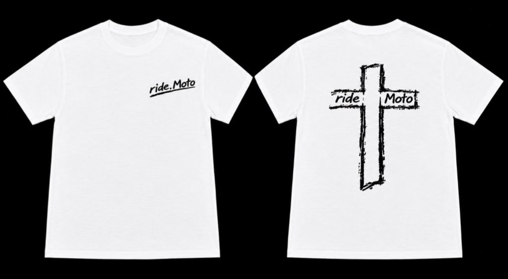 ride.Moto white tee