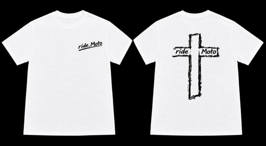 ride.Moto white tee